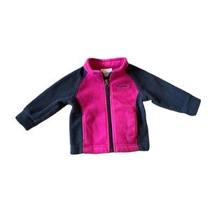 Columbia Purple & Navy Fleece Jacket